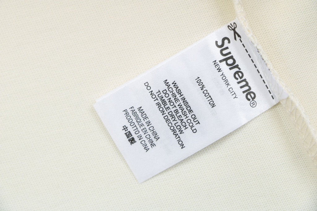 Supreme No.11 Crystal Rhinestone Football Jersey Tee – Cream