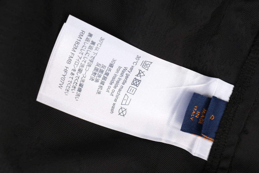 LV Landscape Silhouette Monogram Nylon Shorts – Black