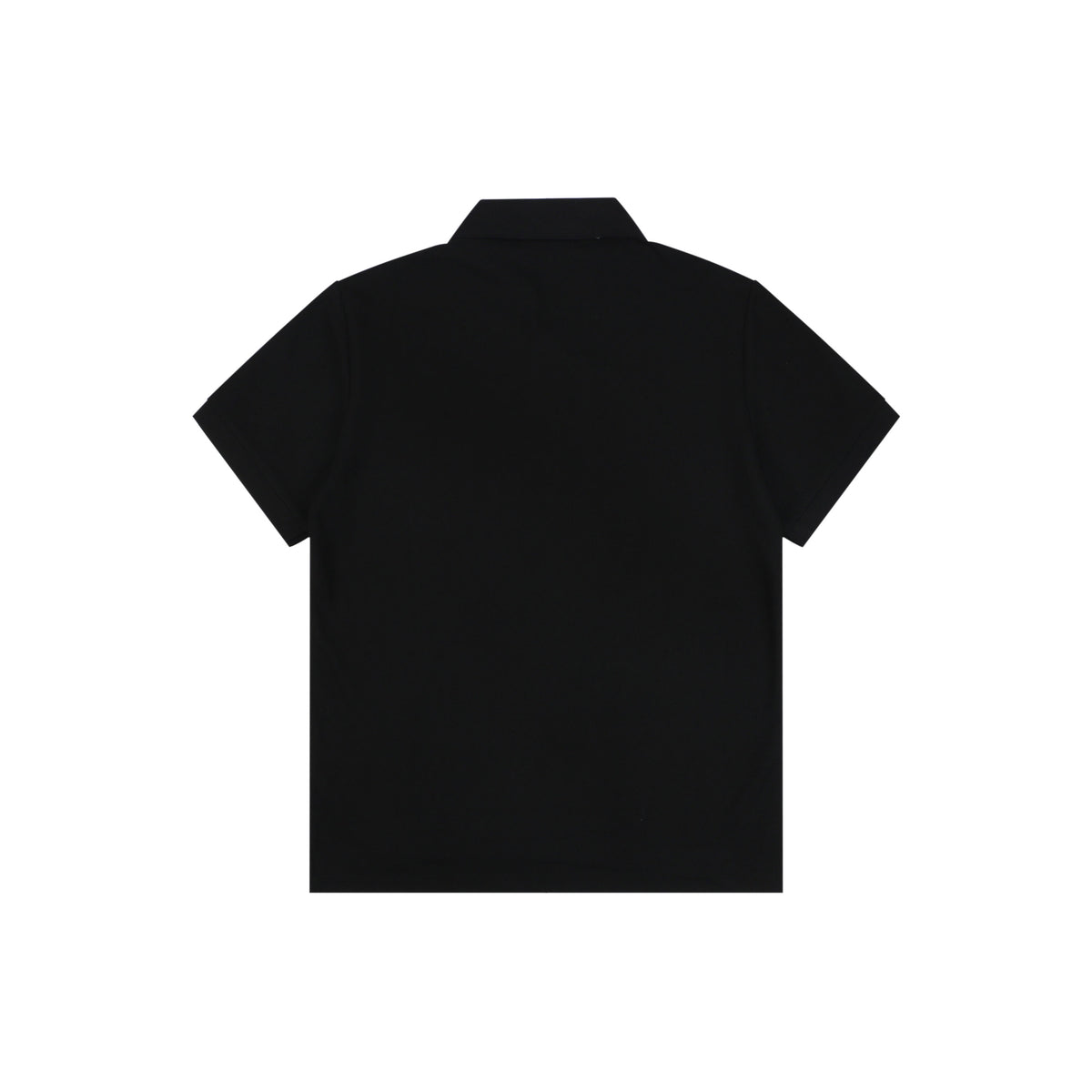 Burberry Oversized TB Monogram Silicone Logo Polo Shirt – Black
