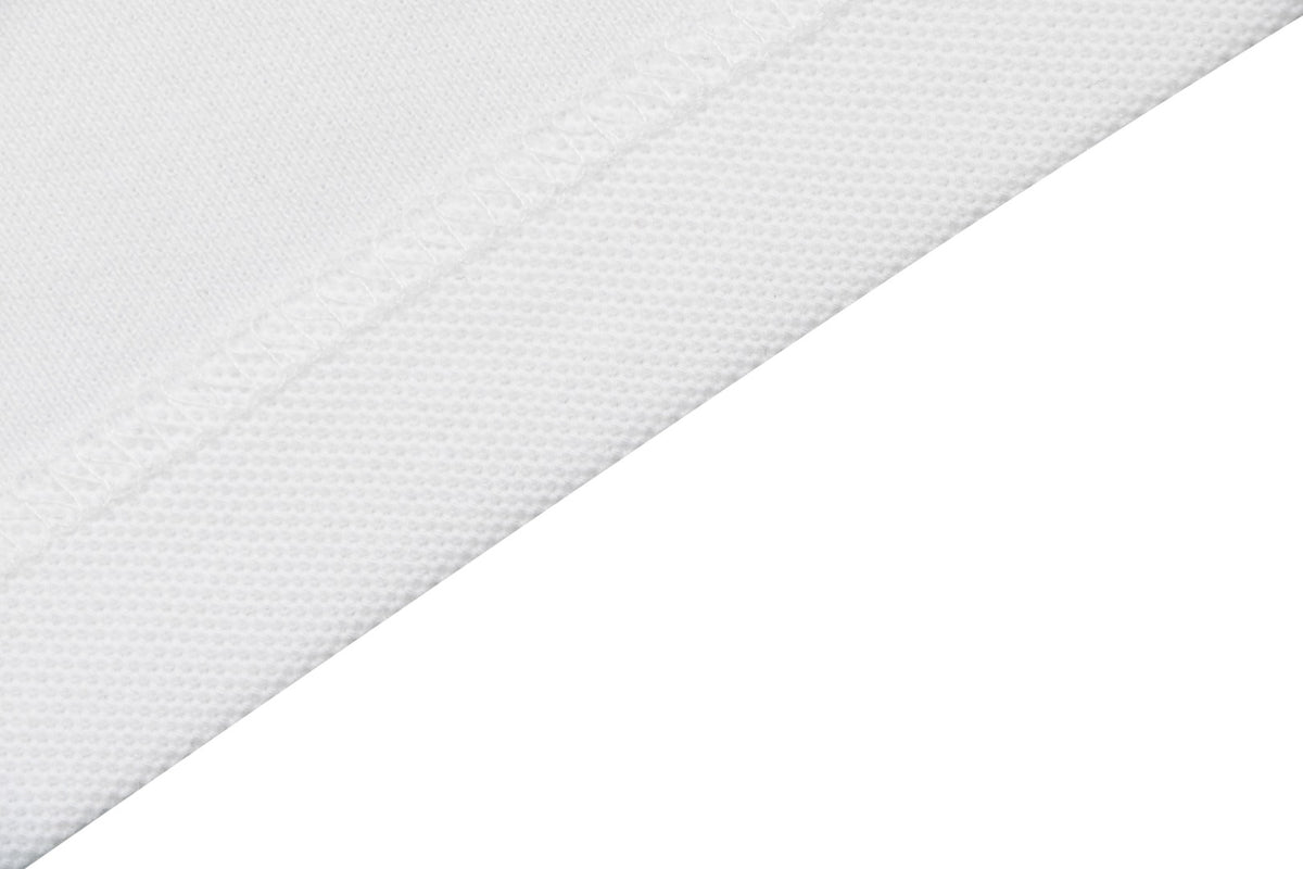 Burberry Oversized TB Monogram Silicone Logo Polo Shirt – White