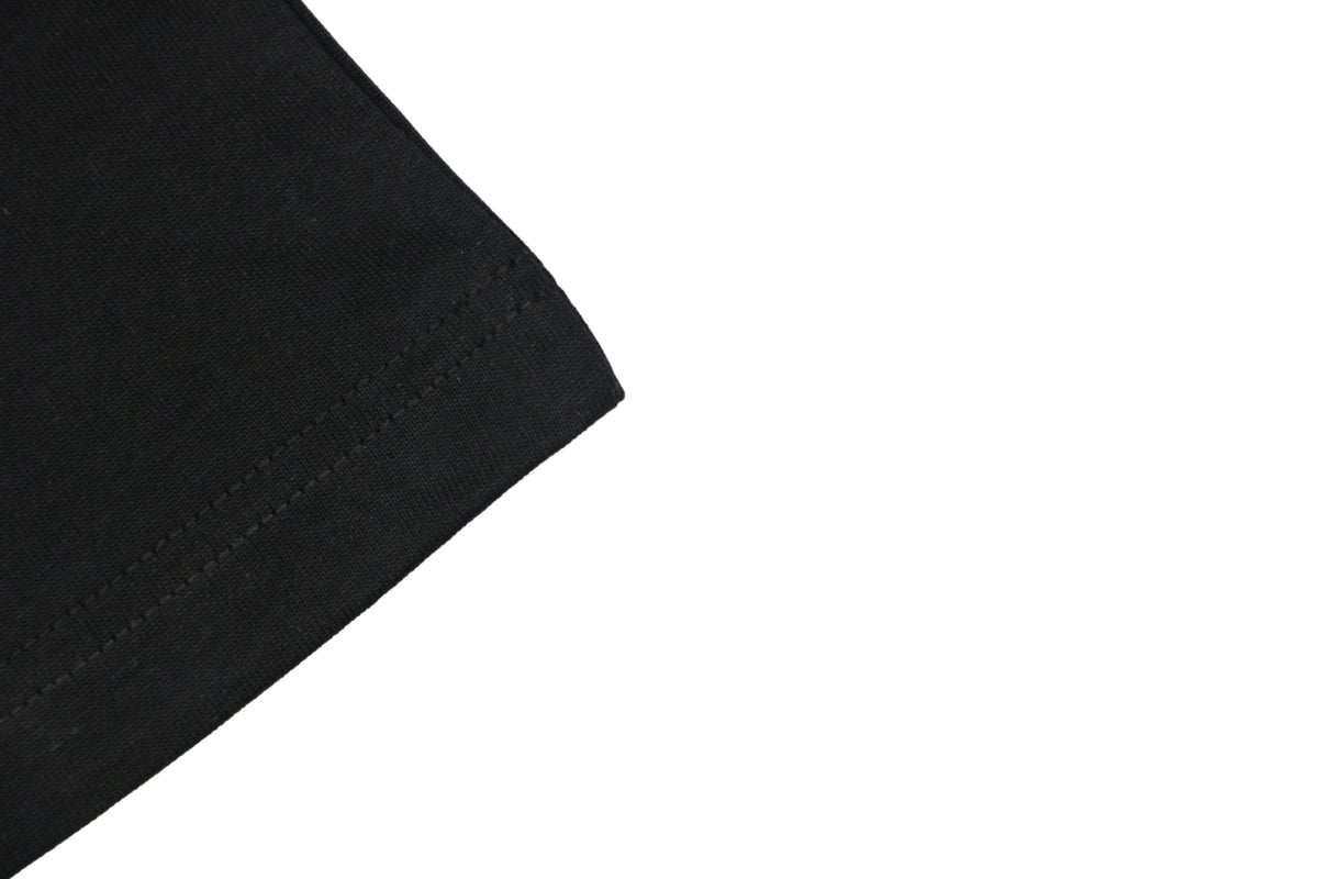 LV Monogram Towel Embroidery Short Sleeve Tee – Black / Blue