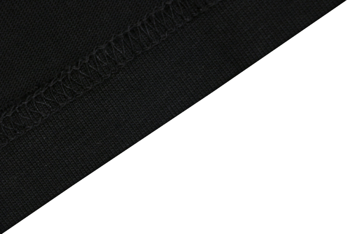 LV Monogram Towel Embroidery Short Sleeve Tee – Black / Blue