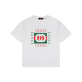 Gucci Double G Block Print Short Sleeve Tee – White