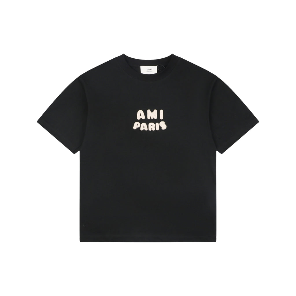 AMI Paris Playful AMI Logo Embroidery Short Sleeve Tee