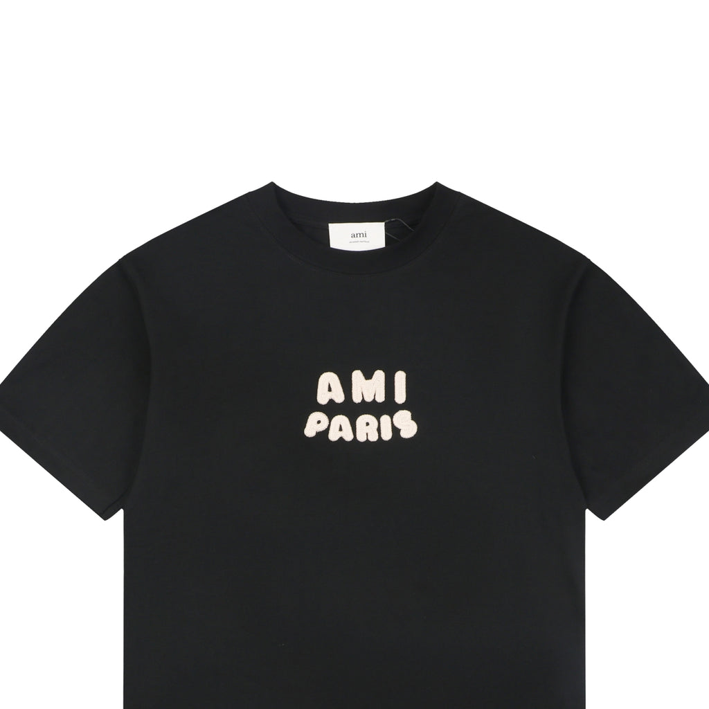AMI Paris Playful AMI Logo Embroidery Short Sleeve Tee