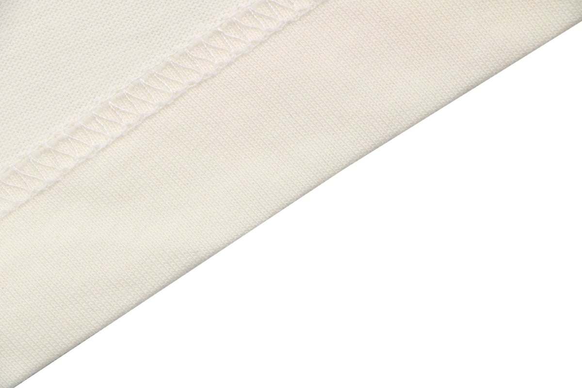 AMI Paris Playful AMI Paris Logo Embroidery Short Sleeve Tee – Cream
