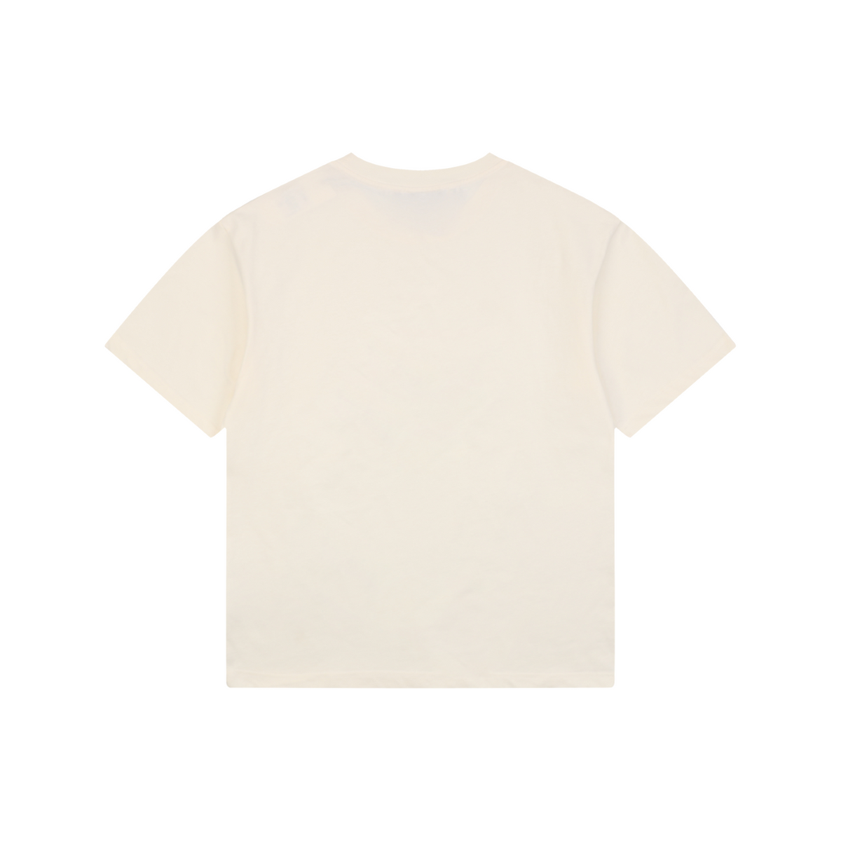 AMI Paris Playful AMI Paris Logo Embroidery Short Sleeve Tee – Cream