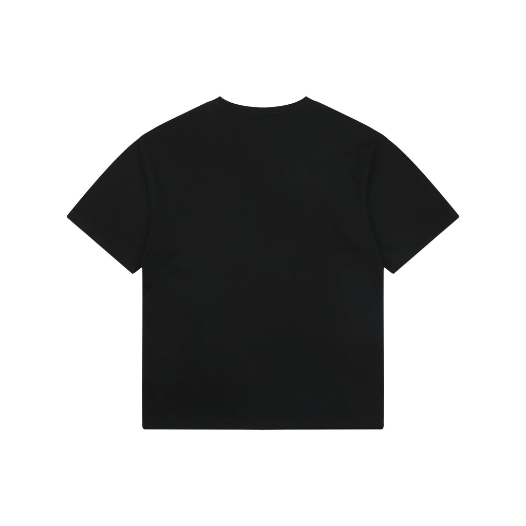 Burberry Black Short-Sleeve T-Shirt with Check Pocket
