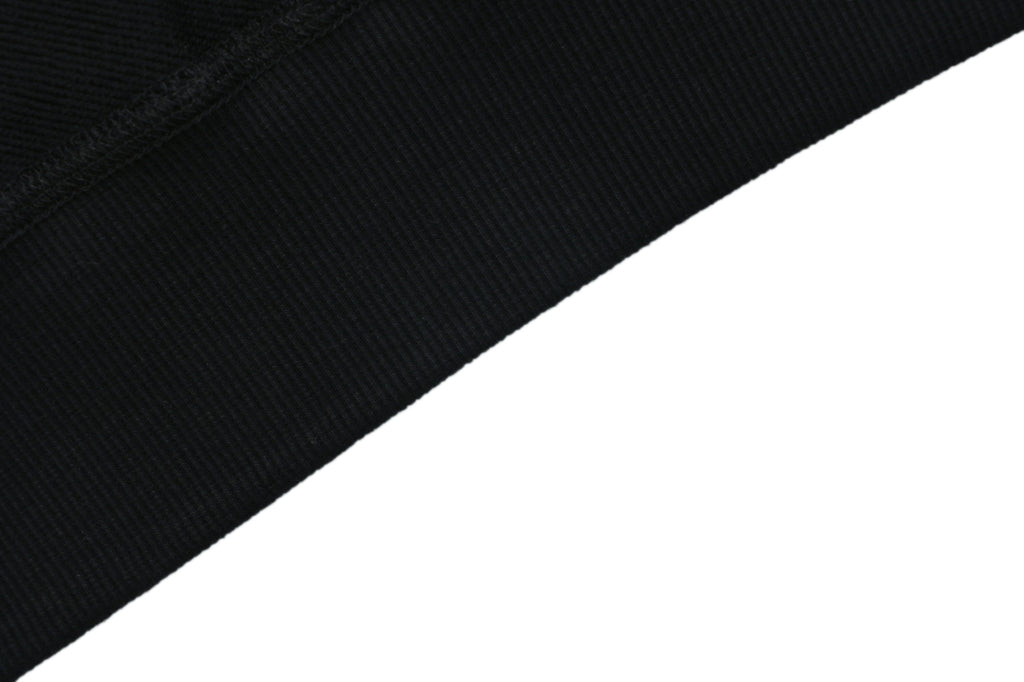Burberry Black Check-Trim Pocket Crewneck Sweatshirt