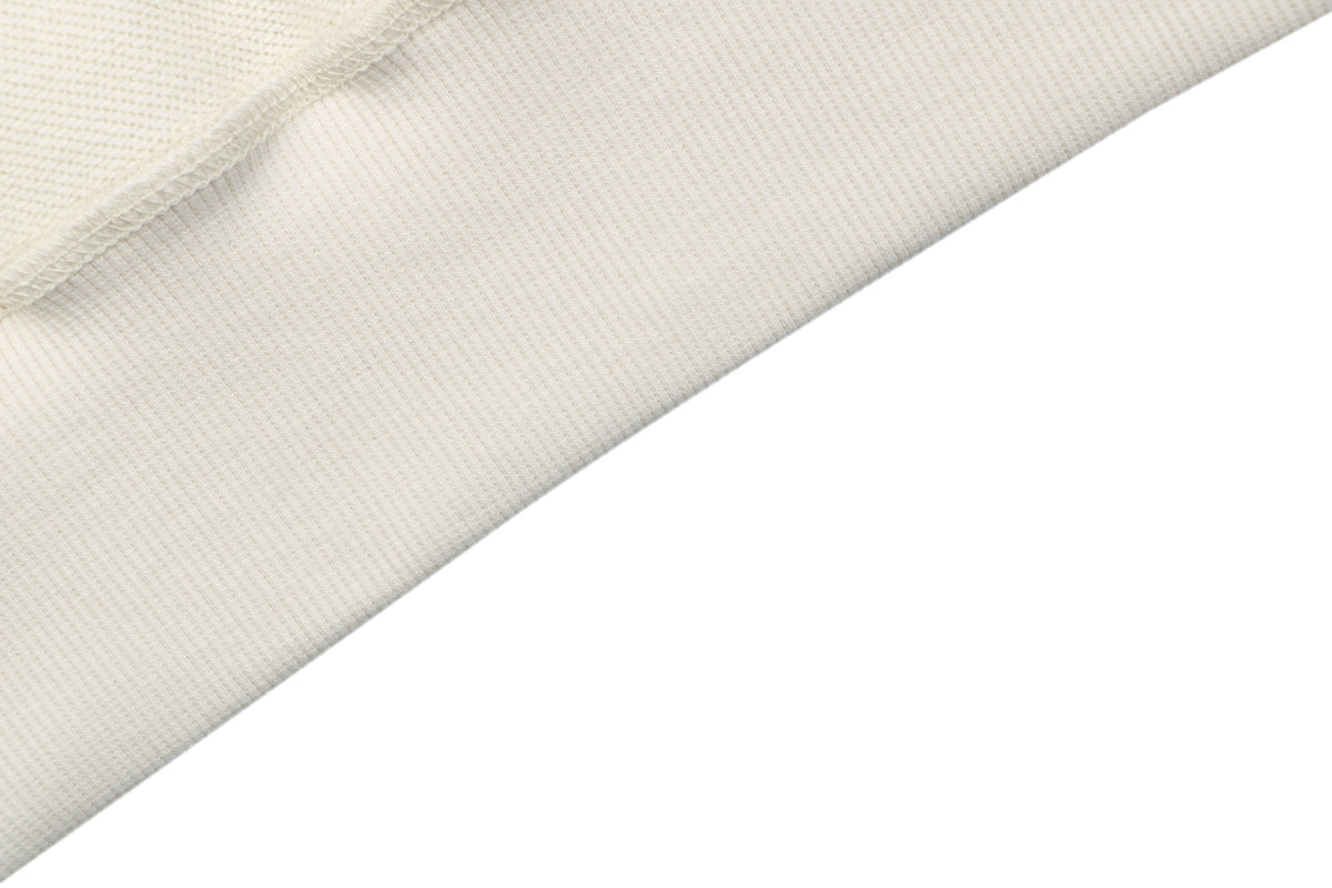 Burberry Ivory Check-Trim Pocket Crewneck Sweatshirt