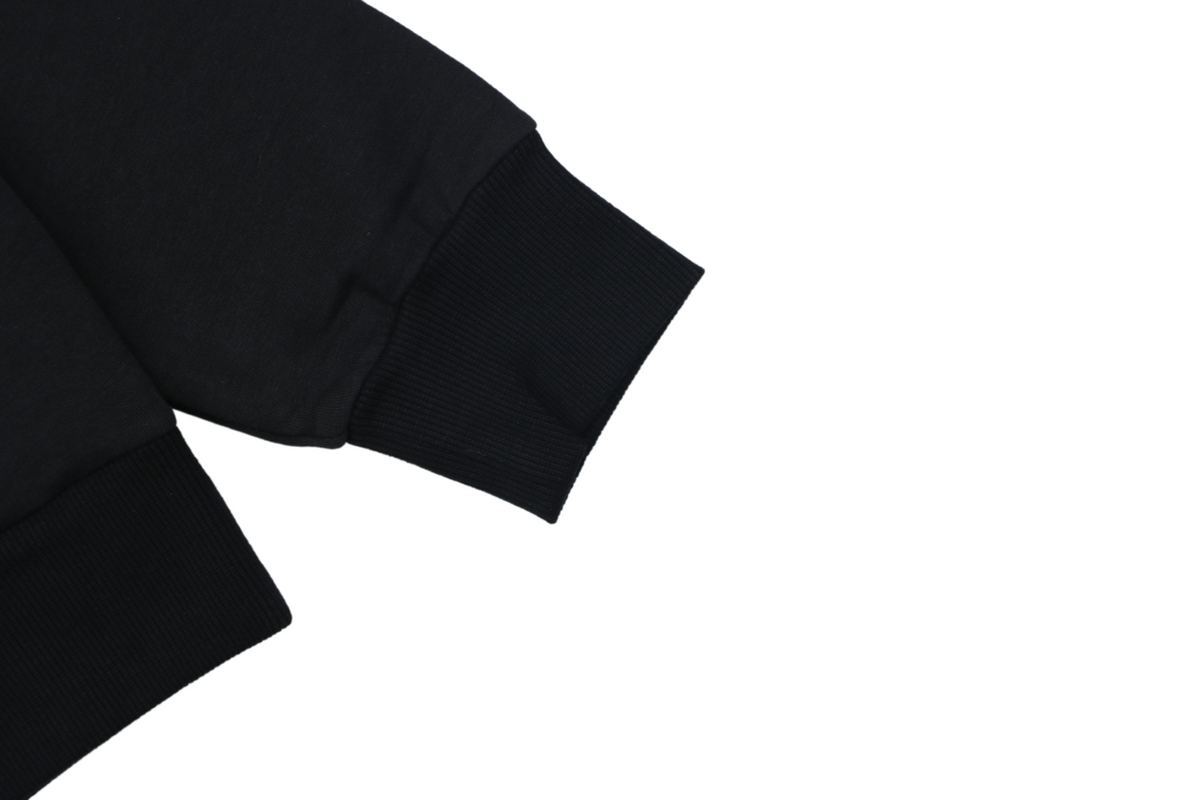 Dior Black Clover-Embroidered Crewneck Sweatshirt