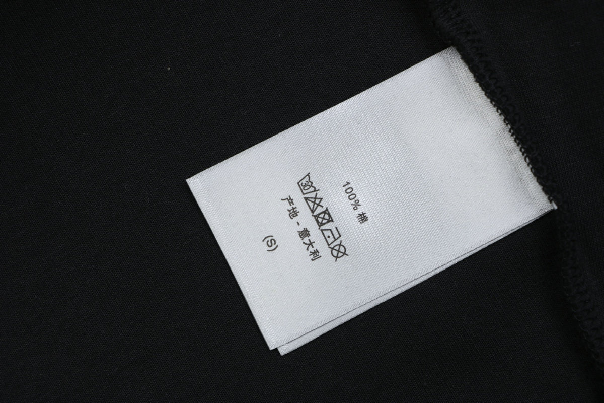 Dior Black Clover-Embroidered Crewneck Sweatshirt