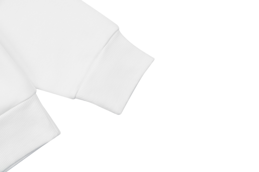 Dior White Clover-Embroidered Crewneck Sweatshirt