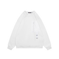Louis Vuitton White Monogram Pocket Crewneck Sweatshirt