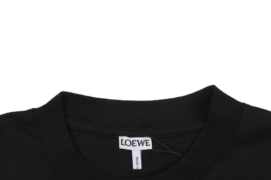 Loewe Black Tonal Embroidered Long-Sleeve Shirt
