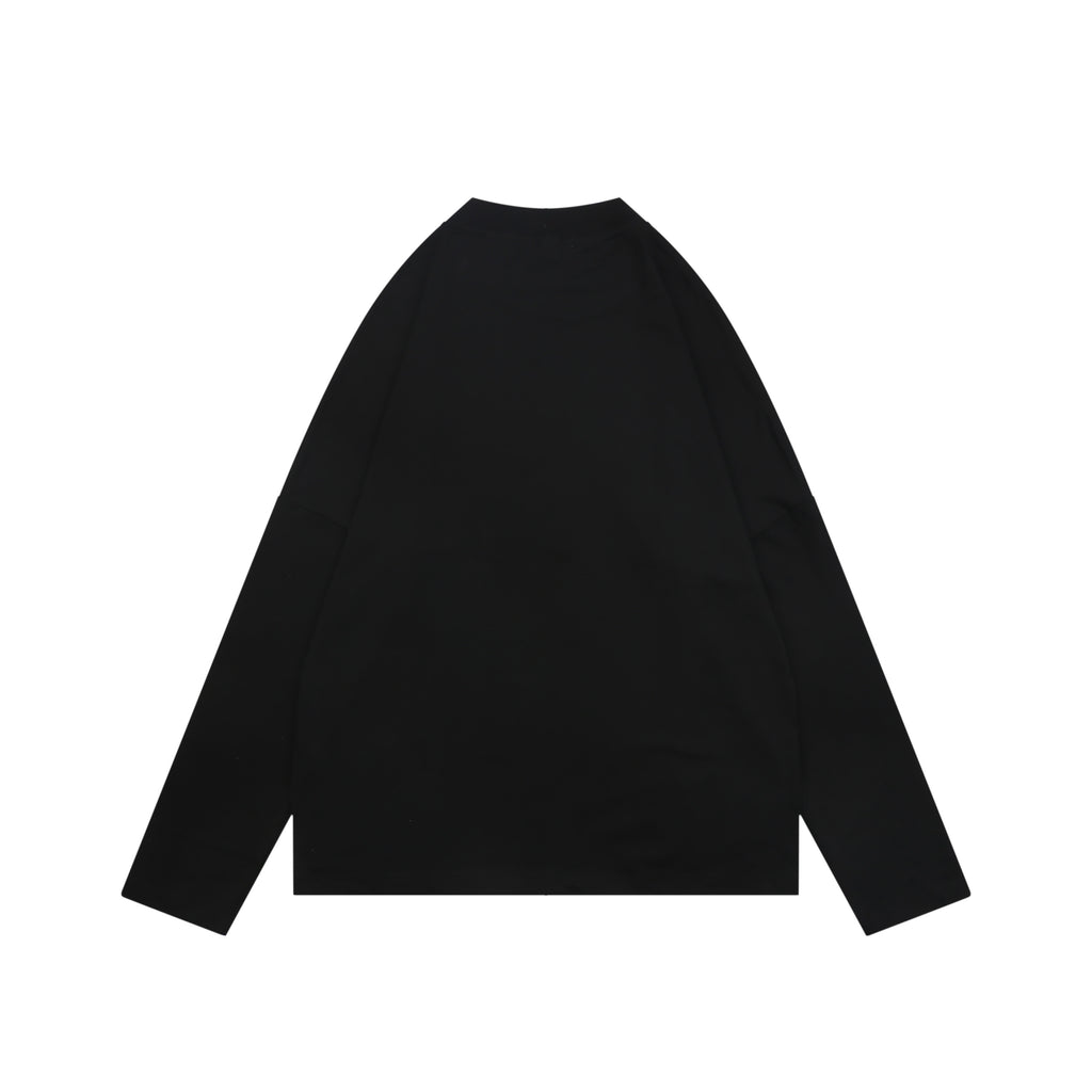 Loewe Black Tonal Embroidered Long-Sleeve Shirt