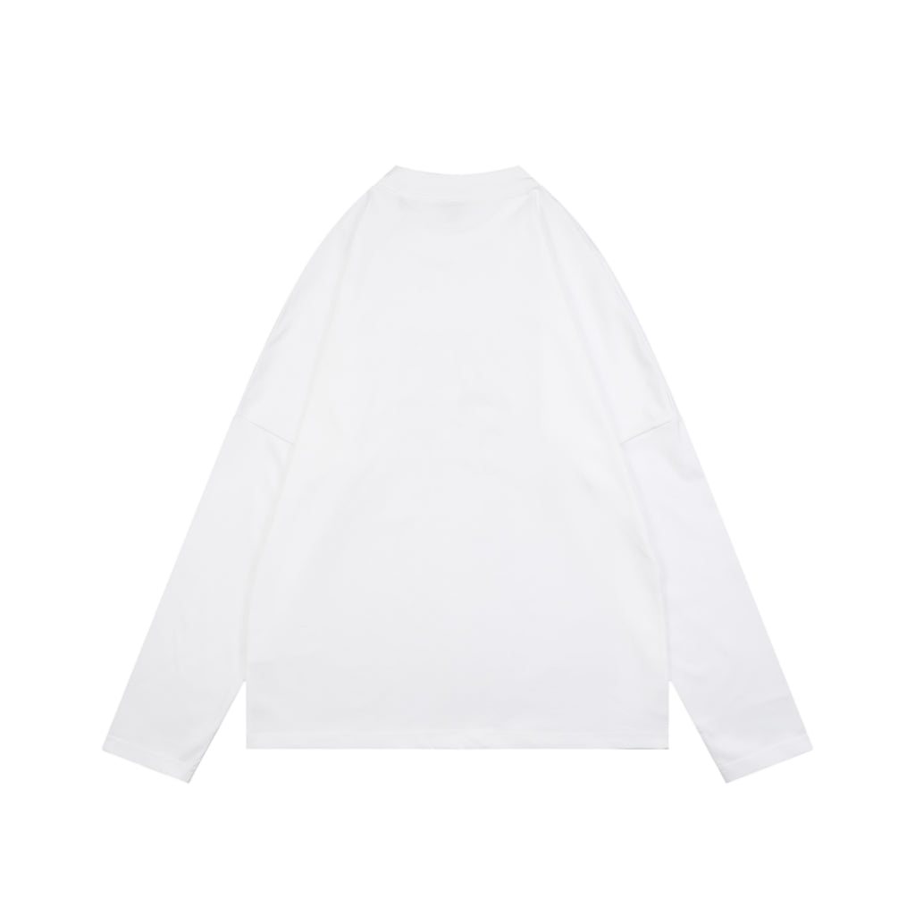 Loewe White Tonal Embroidered Long-Sleeve Shirt