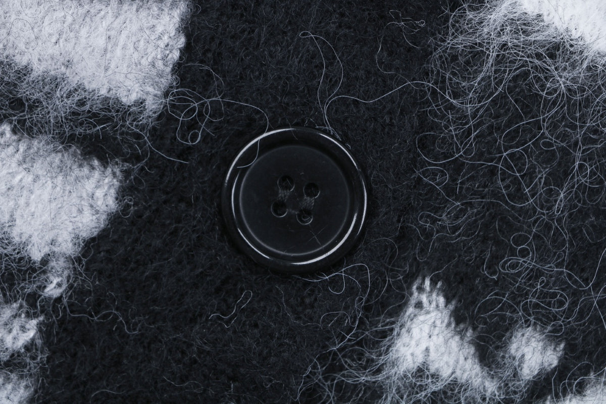 Louis Vuitton Mist Gray All-Over Monogram Button Cardigan