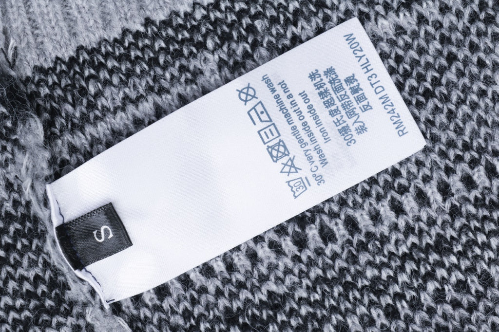 Louis Vuitton Mist Gray All-Over Monogram Button Cardigan