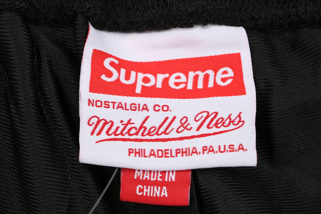 Supreme Denver Nuggets Embroidered Side-Stripe Shorts - Black