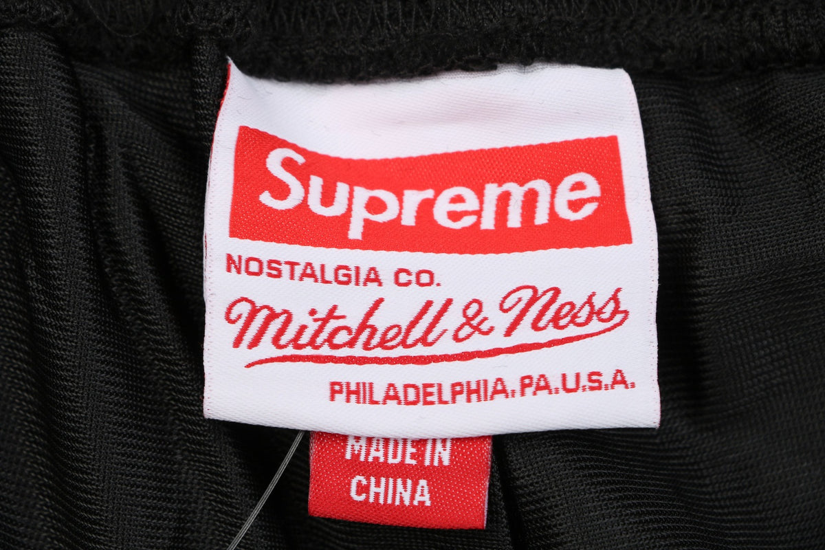 Supreme Denver Nuggets Embroidered Side-Stripe Shorts - Black
