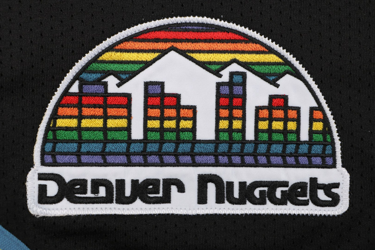Supreme Denver Nuggets Embroidered Side-Stripe Shorts - Black