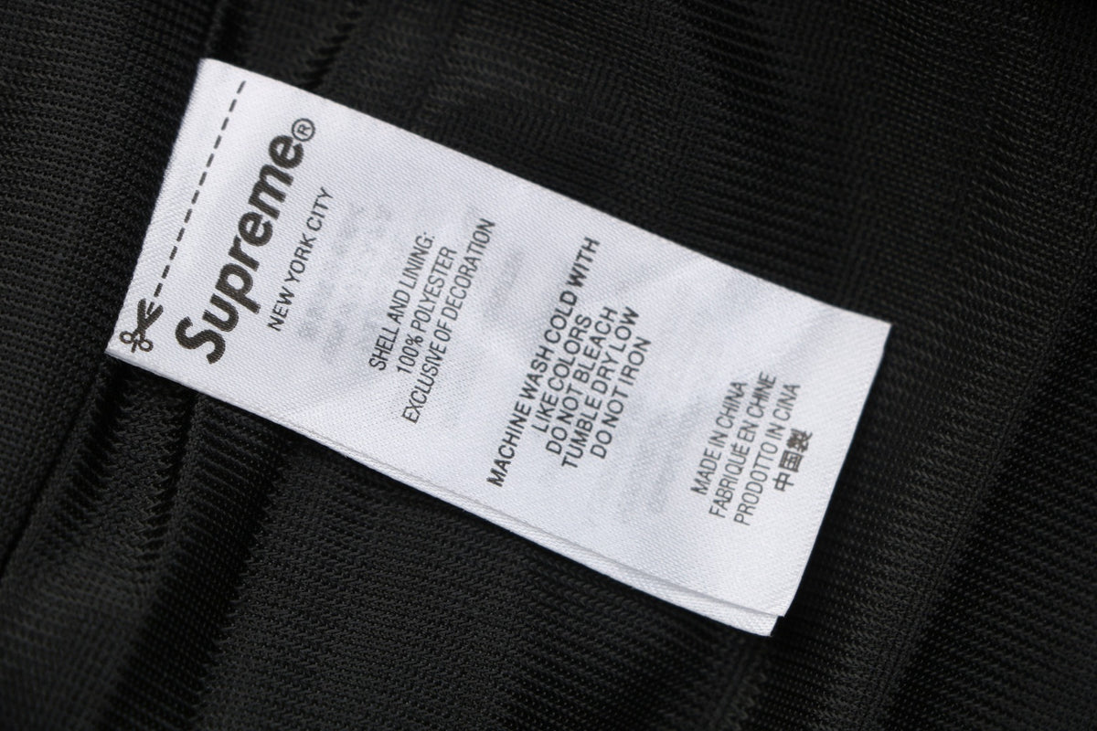 Supreme Denver Nuggets Embroidered Side-Stripe Shorts - Black