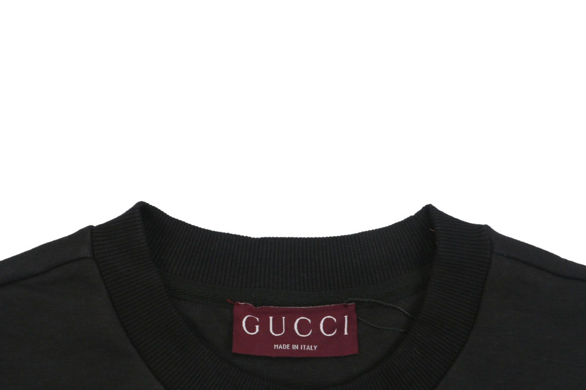 Gucci Square G Embossed Crewneck Sweatshirt - Black