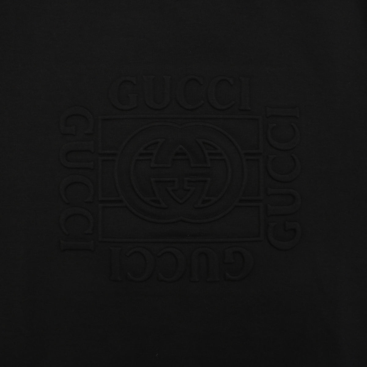 Gucci Square G Embossed Crewneck Sweatshirt - Black