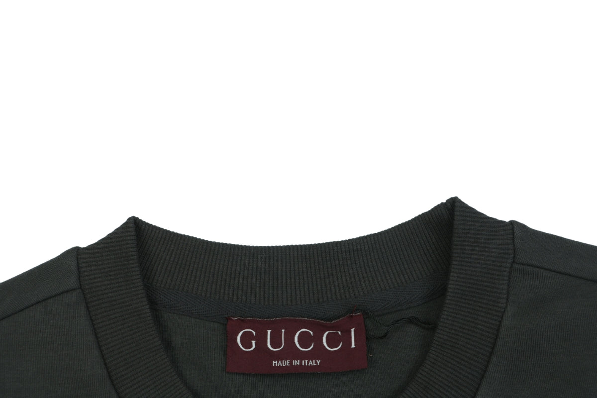 Gucci Square G Embossed Crewneck Sweatshirt - Gray