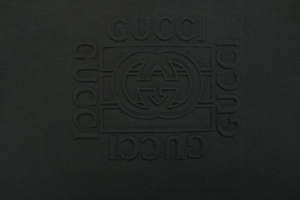 Gucci Square G Embossed Crewneck Sweatshirt - Gray