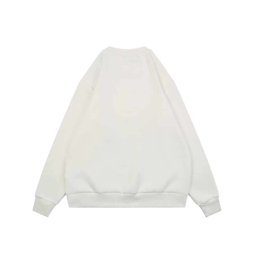 Gucci Square G Embossed Crewneck Sweatshirt - White