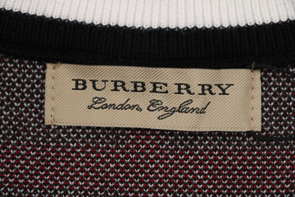 Burberry Check Zip-Up Bomber Jacket - Black