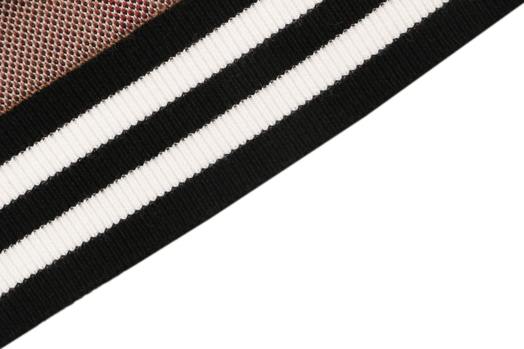 Burberry Check Zip-Up Bomber Jacket - Tan