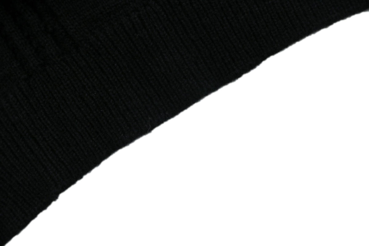 Burberry Layered-Look Check-Panel Crewneck Sweater - Black