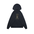 Fendi FF Monogram Dog Embroidered Hoodie - Navy