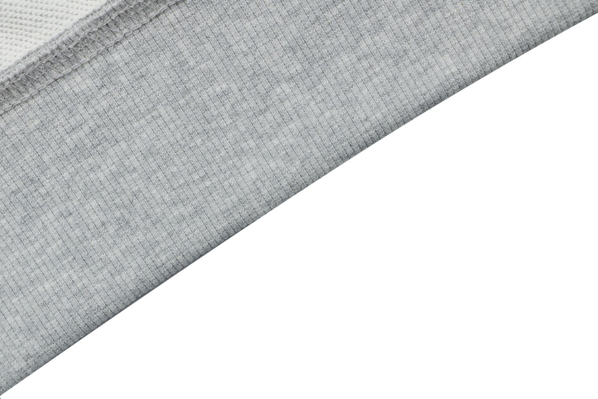 Louis Vuitton Pearl-Detail Drawstring Zip-Up Hoodie - Light Gray