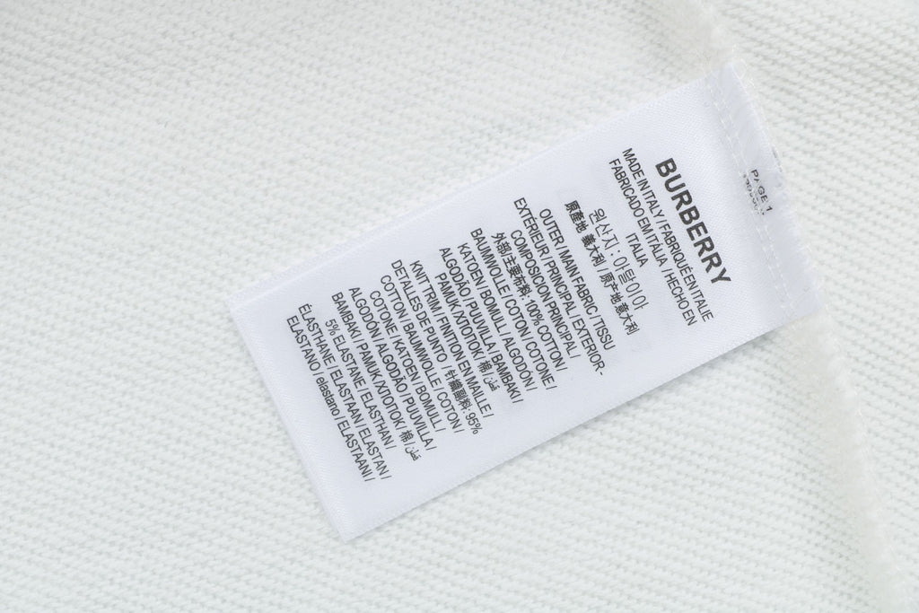 Burberry Cross-Stitch Horse Embroidered Crewneck Sweatshirt - White