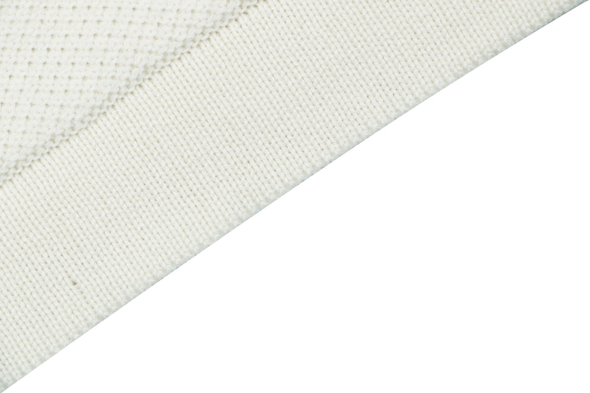 Stone Island Layered-Collar Jacquard Polo Shirt - Off-White