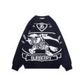 Burberry Laurel Knight Crewneck Sweater - Navy