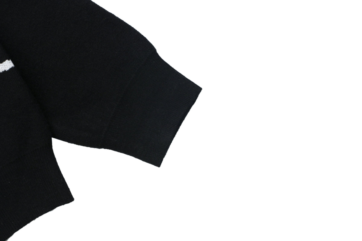 Burberry Line-Art Knight Crewneck Sweater - Black