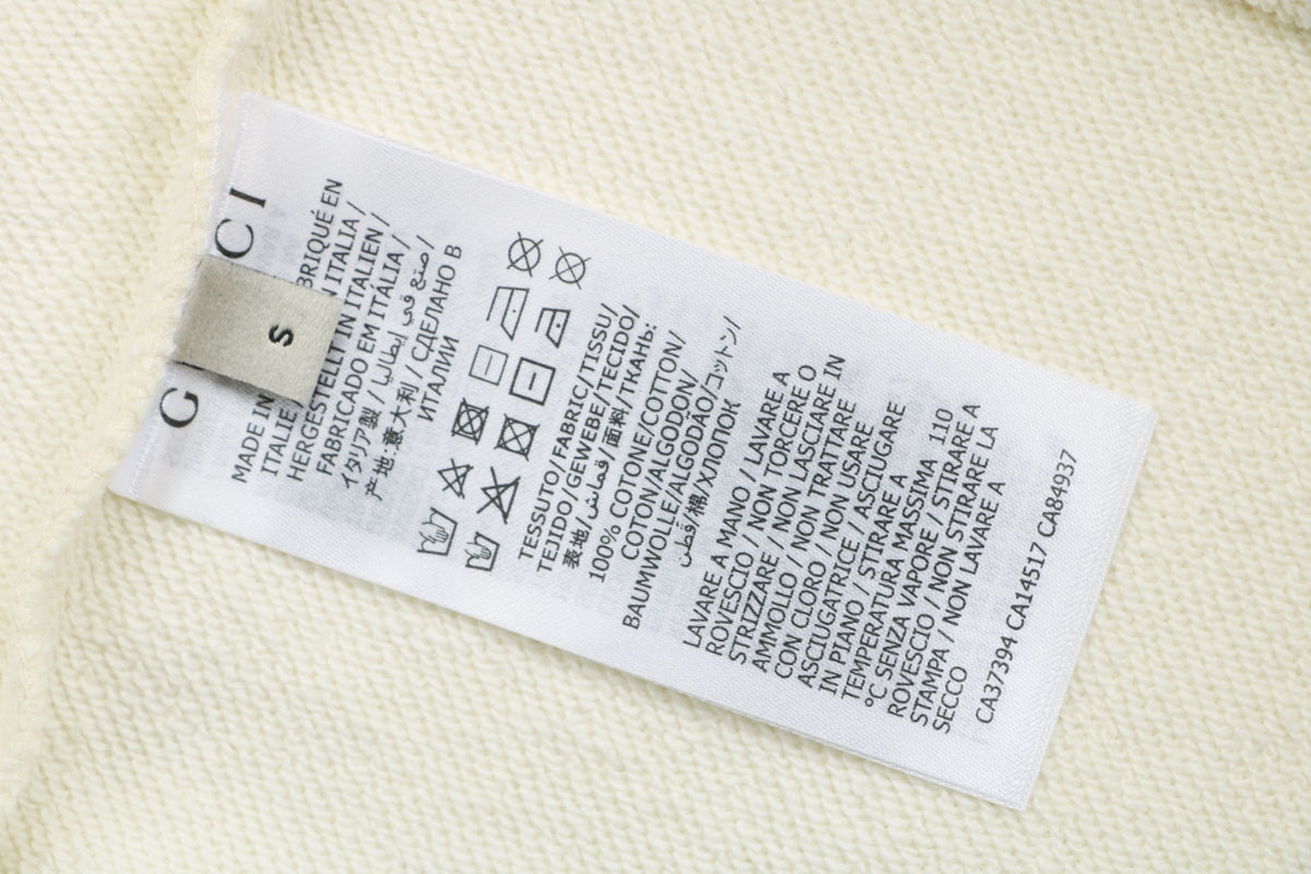Gucci Cat and Dove Print Crewneck Sweatshirt - Cream