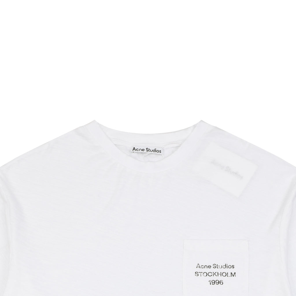 Acne Studios Stockholm 1996 Chest Logo T-Shirt - White