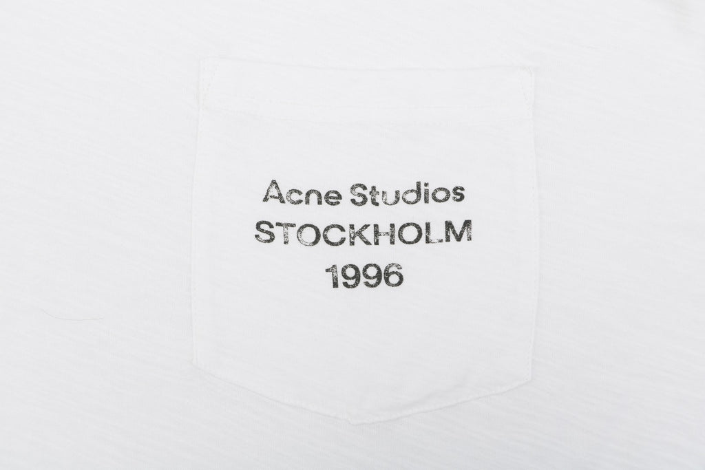 Acne Studios Stockholm 1996 Chest Logo T-Shirt - White