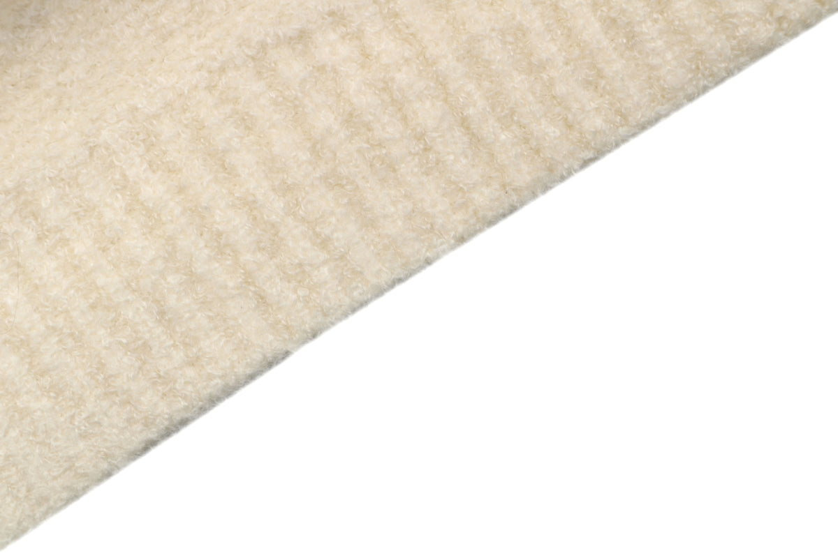 Louis Vuitton Signature High-Neck Zip-Up Cardigan - Cream