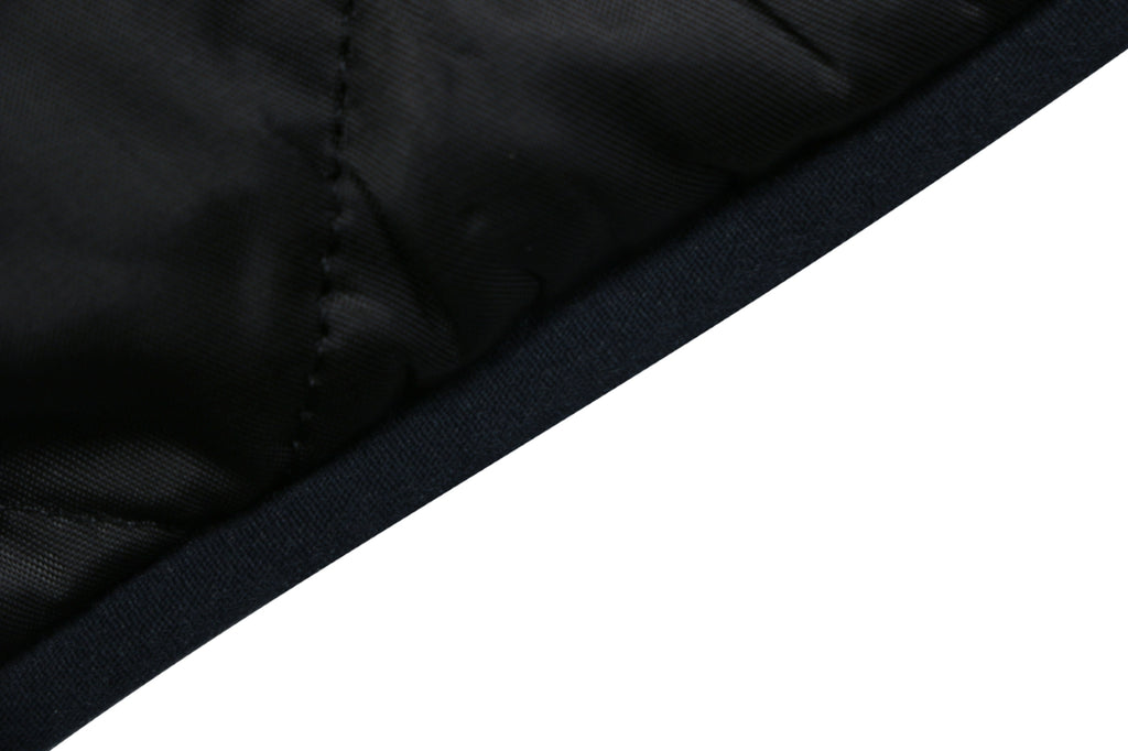 Gucci All-Over GG Sherpa-Style Zip-Up Jacket - Navy & White
