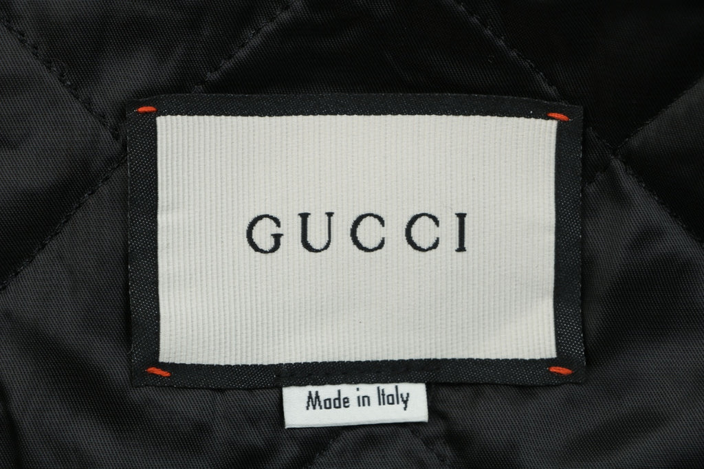 Gucci All-Over GG Sherpa-Style Zip-Up Jacket - Brown & White
