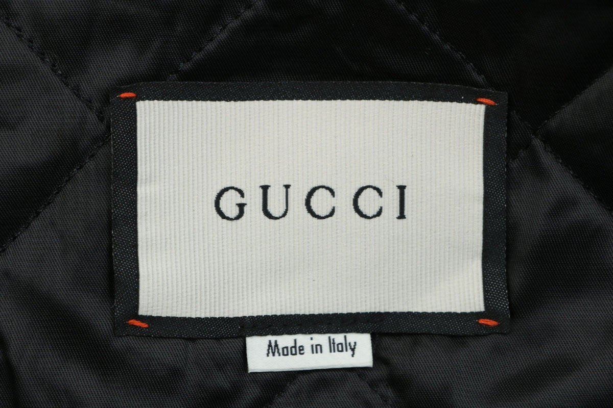 Gucci All-Over GG Sherpa-Style Zip-Up Jacket - Brown & White