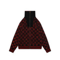 Louis Vuitton Checkerboard High-Neck Sweater - Black & Red